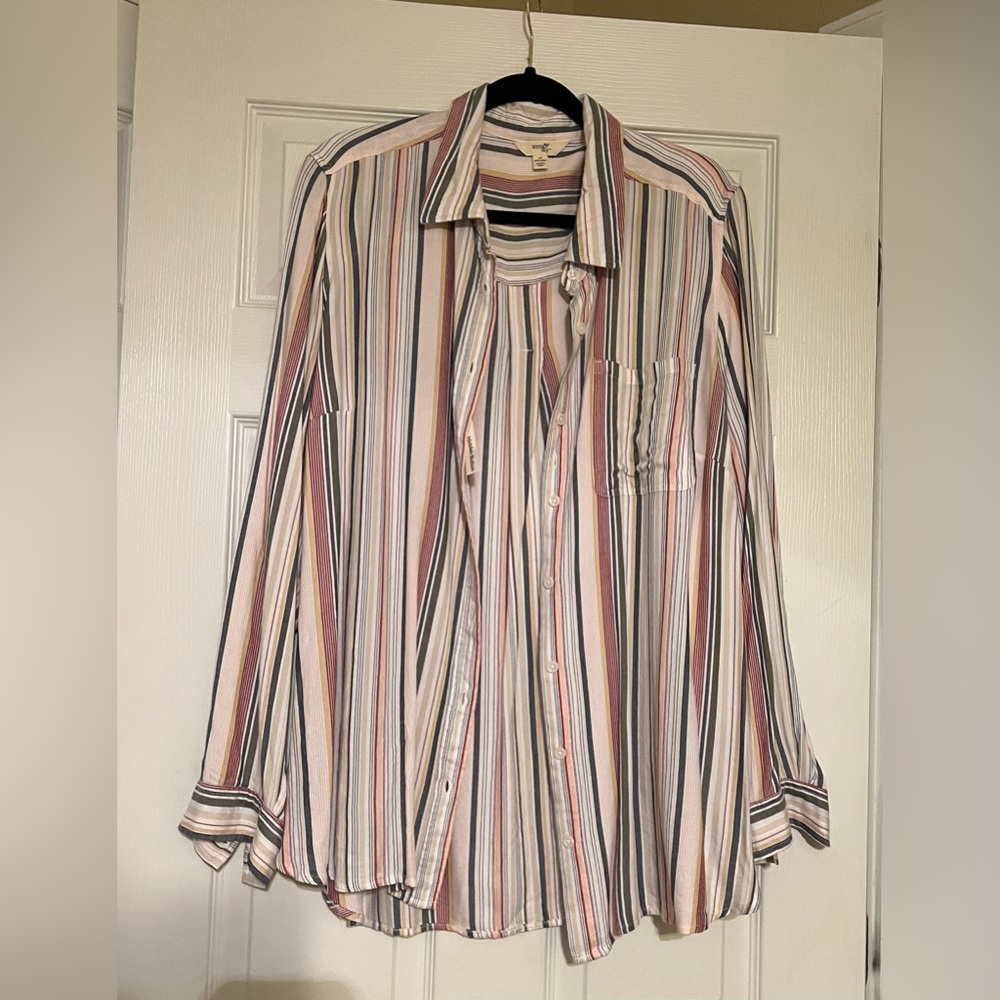 Terra and Sky Button Up Shirt